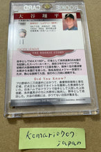 Load image into Gallery viewer, SHOHEI OHTANI 2013 BBM ROOKIE CARD FOIL SILVER PRINTED AUTO #183 2021 MVP WBC