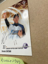 Load image into Gallery viewer, SHOHEI OHTANI 大谷翔平 2013 BBM ROOKIE CARD SILVER PRINTED FOIL AUTO 206 MLB WBC MVP