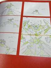 Load image into Gallery viewer, gurren lagann vs kill la kill art book keyframes sheet set trigger animation