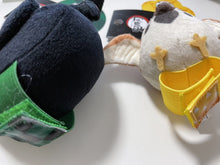 Load image into Gallery viewer, Demon slayer crow chuntaro pet mini plush 2 set limited usj japan 2021 suzume