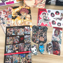 Load image into Gallery viewer, FAIRY TAIL BOX 2 limited edition book keychain case seal post card
