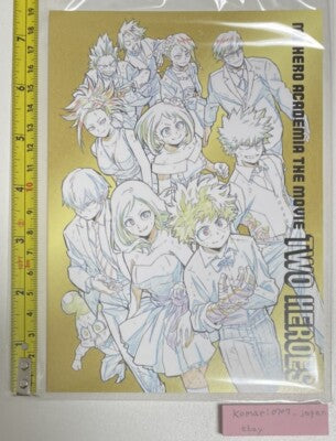 my hero academia the movie TWO HEROES art document book animation anime rare