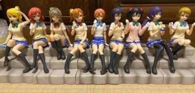 Love live after school cos figure 9 complete set anime idol μ's umi nico kotori