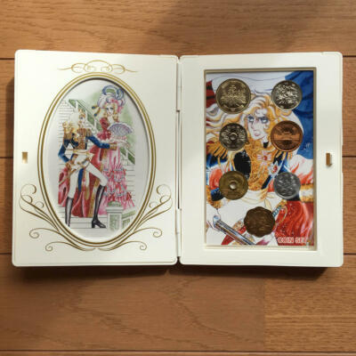 Rose of Versailles Proof medallion medal coin case anniversary set Lady oscar
