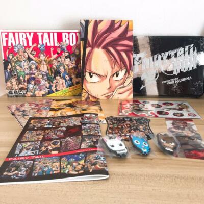 FAIRY TAIL BOX 2 limited edition book keychain case seal post card