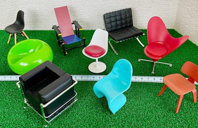 Design Interior Collection Designer's Chair Vol.1 Miniature Figure Complete Set