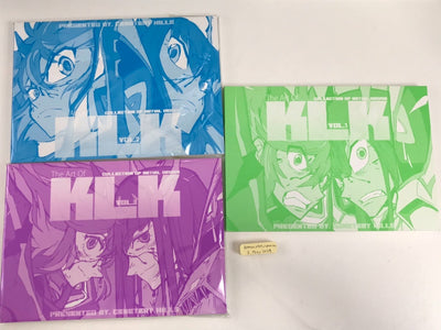 The Art Of KLK vol 1 to 3 set hiroyuki imaishi Kill La Kill book CEMETERY HILLS