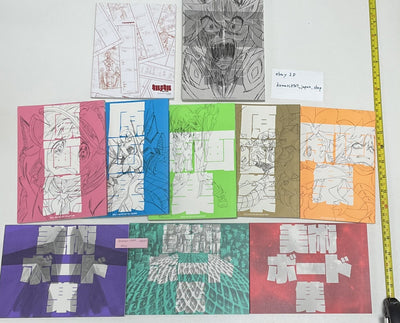 kill la kill bonus art book 10 set trigger animation anime art sushio ryuko mako