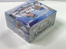 Load image into Gallery viewer, 2020 topps chrome baseball jumbo box factory sealed damaged on outside in 5 auto
