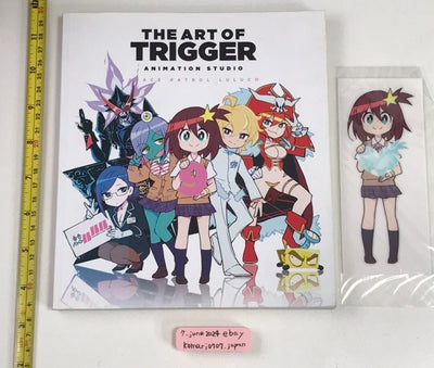 Art of Trigger Animation Studio 9 Space Patrol Luluco Art Book bookmark anime