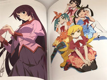 Load image into Gallery viewer, bakemonogatari anime 10th anniversary illustration work art book dame monogatari

