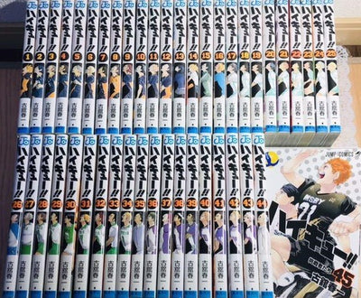 Haikyuu japanese manga book Vol 1 to 45 set comic Haruichi Furudate anime used