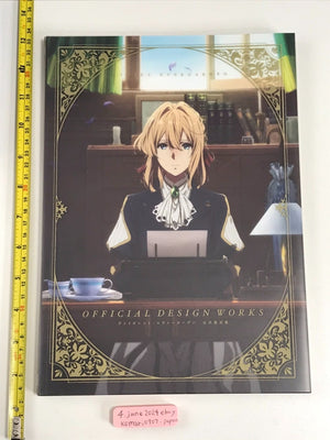 VIOLET EVERGARDEN Official book design works A4/186p kyoto animation art anime
