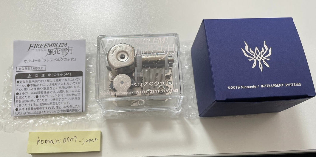 Fire Emblem Three House limited music box with manual paper FE