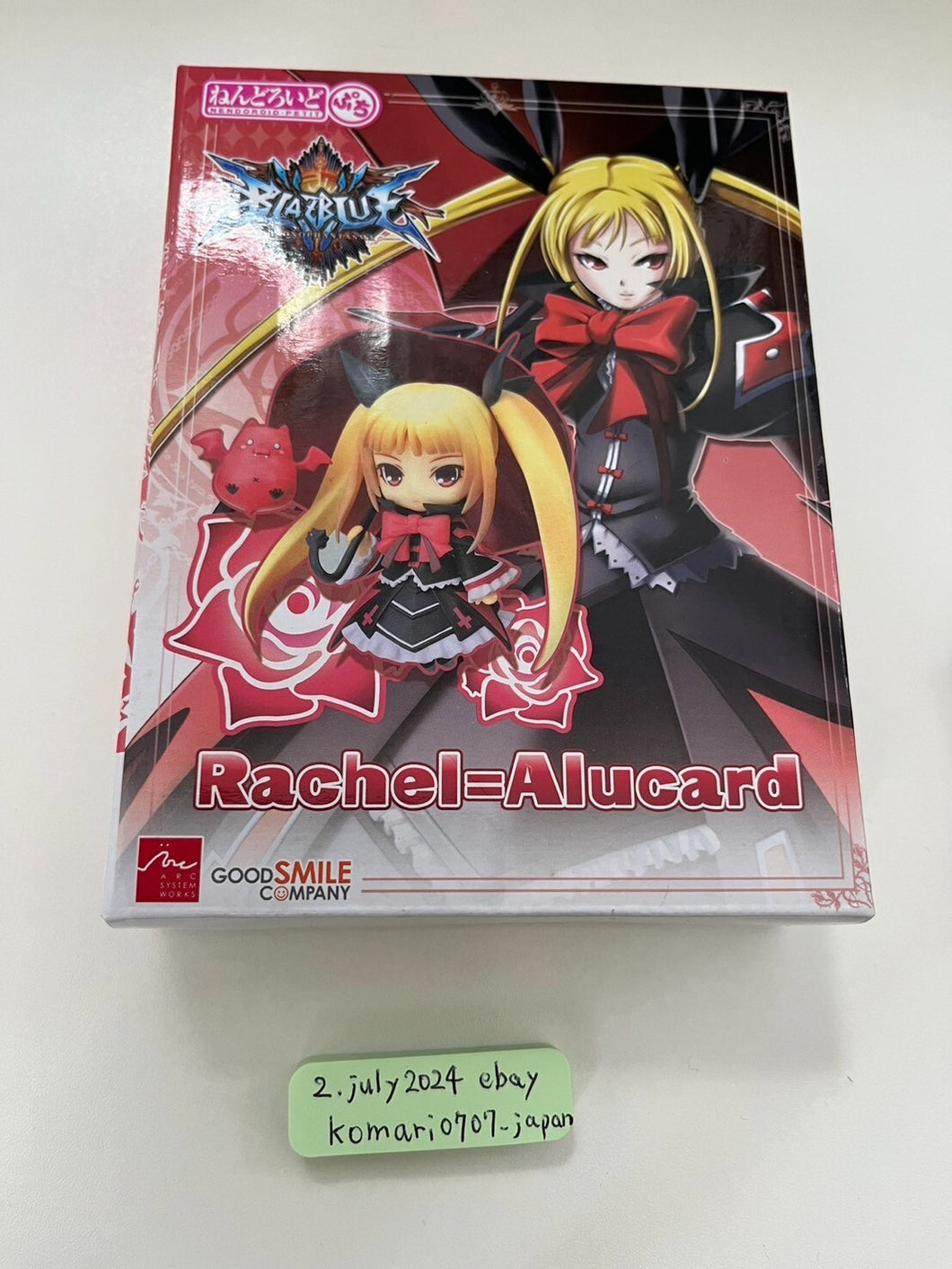BLAZBLUE limited Rachel Alucard Nendoroid Petit mini Figure box