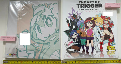 Art of Trigger Animation Studio 9 Space Patrol Luluco Art Book & paper set anime