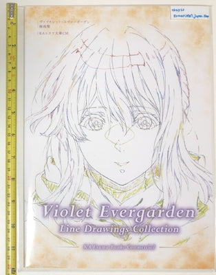 VIOLET EVERGARDEN art book Line Drawings collection kyoto animation anime