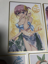 Load image into Gallery viewer, Gotoubun no hanayome kuji shikishi full set the Quintessential Quintuplets anime
