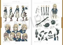 Load image into Gallery viewer, VIOLET EVERGARDEN Official book design works A4/186p kyoto animation art anime
