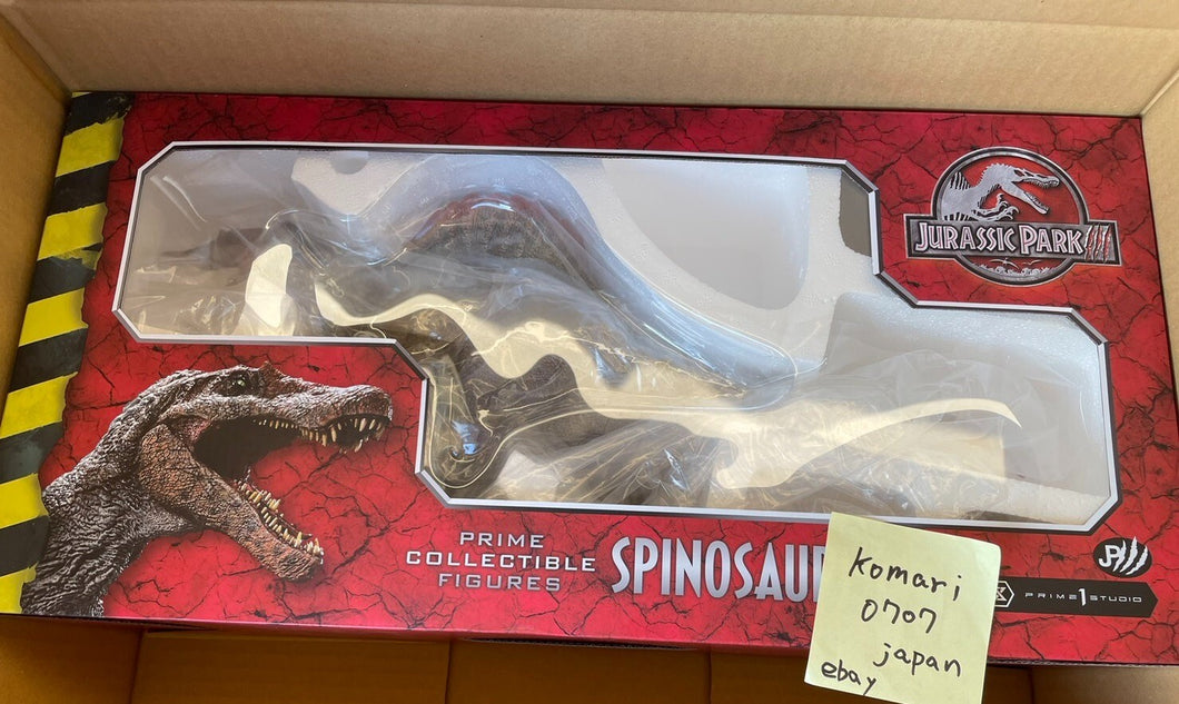 JURASSIC PARK 3 Spinosaurus figure statue 1/38 Prime Collectible world monster