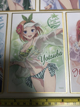 Load image into Gallery viewer, Gotoubun no hanayome kuji shikishi full set the Quintessential Quintuplets anime
