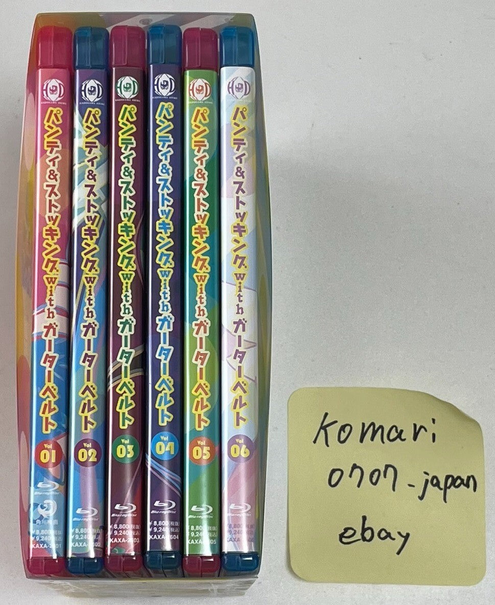 Panty and Stocking with Garterbelt Blu-ray 6 set case gainax animation anime