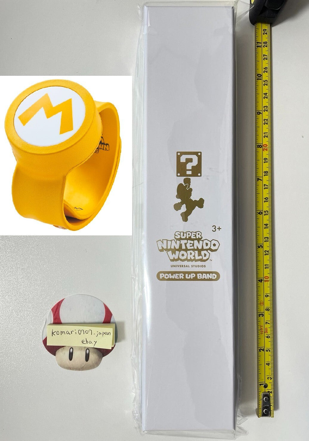 USJ Super Nintendo World gold Power Up Band Amiibo Switch Mario quantity limited