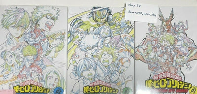 My Hero Academia Animation Art Works book vol 1 2 3 set ep 1 to 38 boku no anime