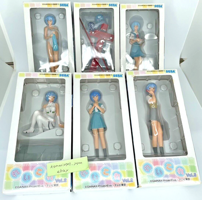 rei ayanami figure reikore 6 set evangelion the end of lilith school costume