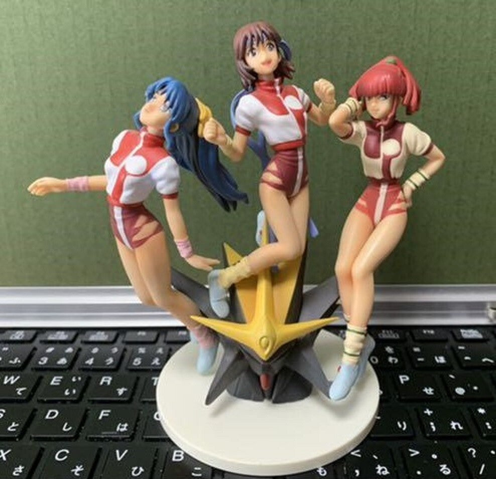 rare noriko yung kasumi figure 3 set Gunbuster head anime ginax used anno takaya