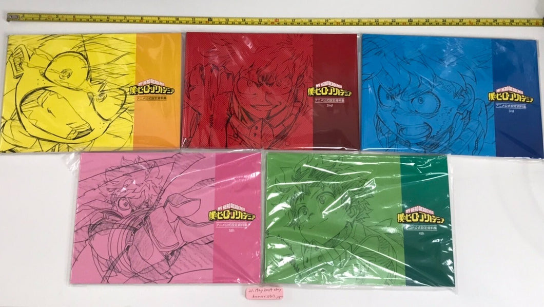 My Hero Academia Animation Art Works book 1 2 3 4 5 full set boku no toho anime