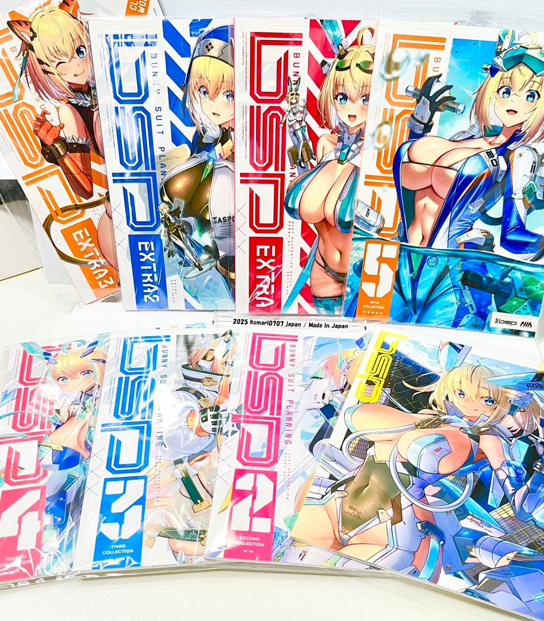 BUNNY SUIT PLANNING 1 2 3 4 5 ex3 8 set girl art book nadare takamine C106 dojin