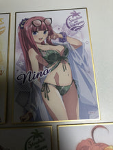 Load image into Gallery viewer, Gotoubun no hanayome kuji shikishi full set the Quintessential Quintuplets anime
