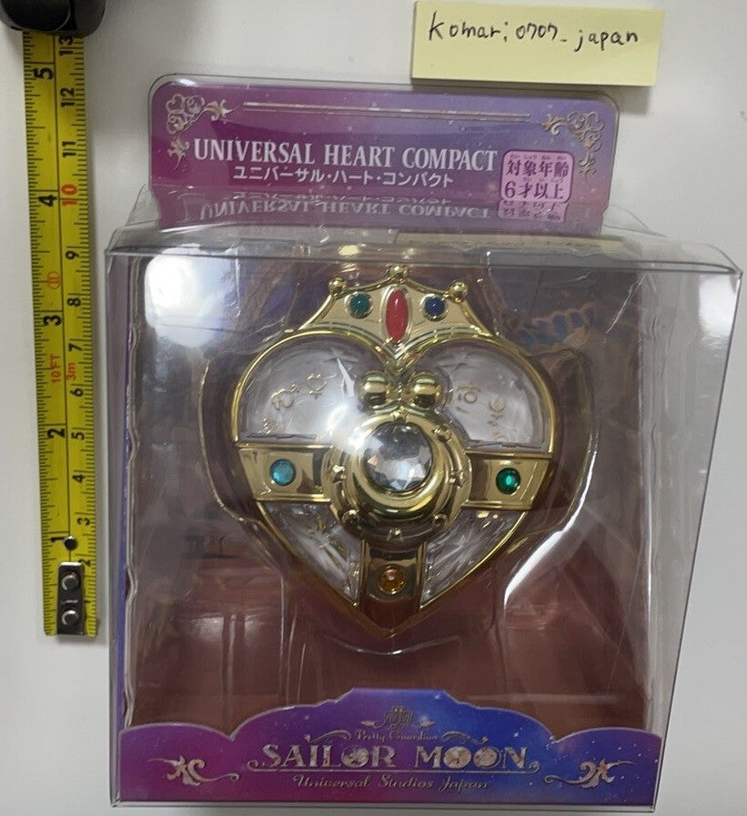 Sailor moon universal heart compact light up item limited usj japan 2022