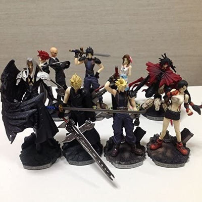 Final Fantasy 7 VII 10th Trading Arts Mini Portion Figure 8 complete set ff7