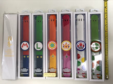 Load image into Gallery viewer, USJ Super Nintendo World Power Up Band 7 set box unopened Mario gold limited
