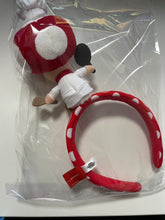 Load image into Gallery viewer, USJ Super Nintendo World Chef Toad Headband plush hair mario kinoko charactor
